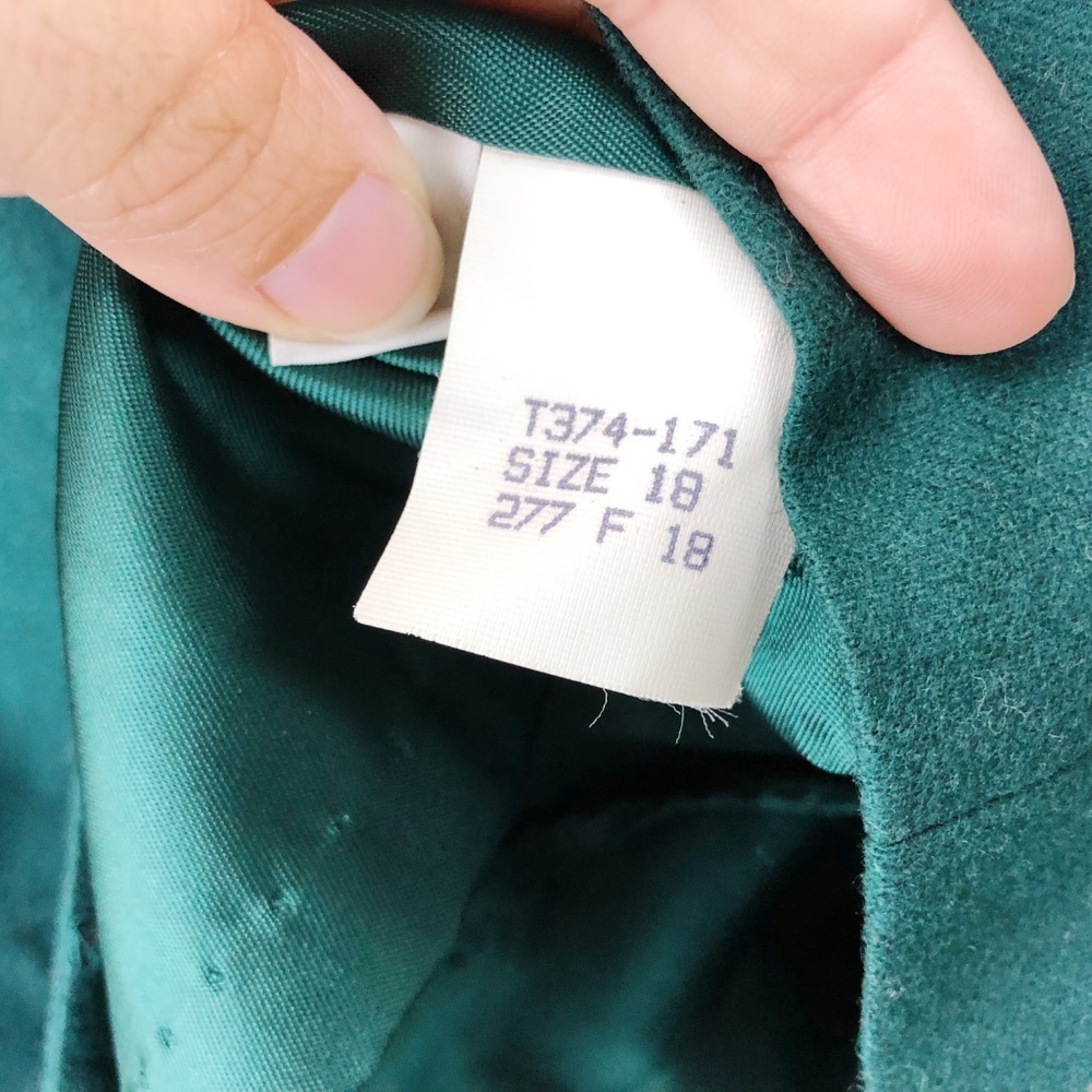 Pendleton Emerald Green Wool Blazer - image 4